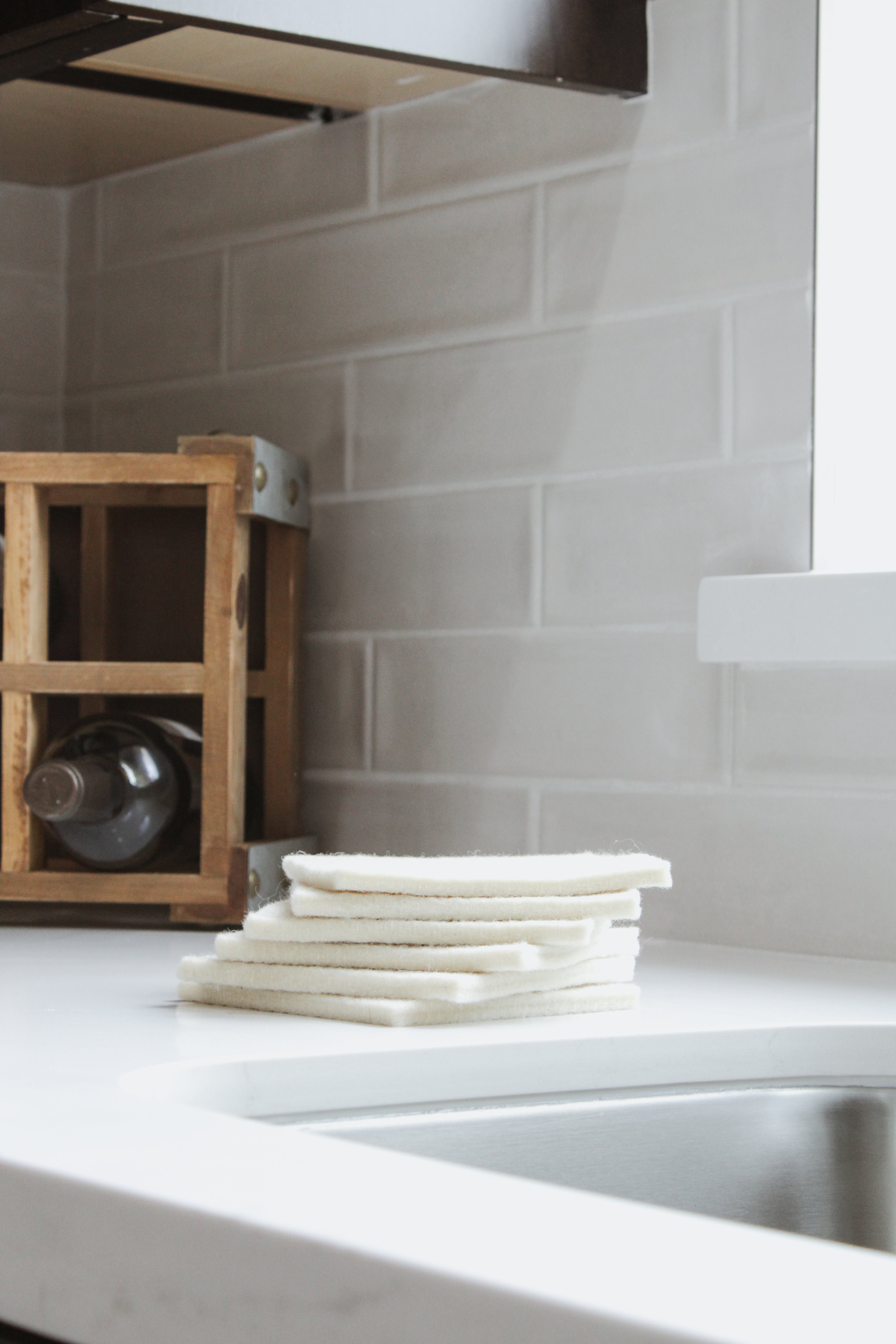 Wool Scrub ~ Sustainable, Plastic-Free Kitchen & Home Cleaning Pad