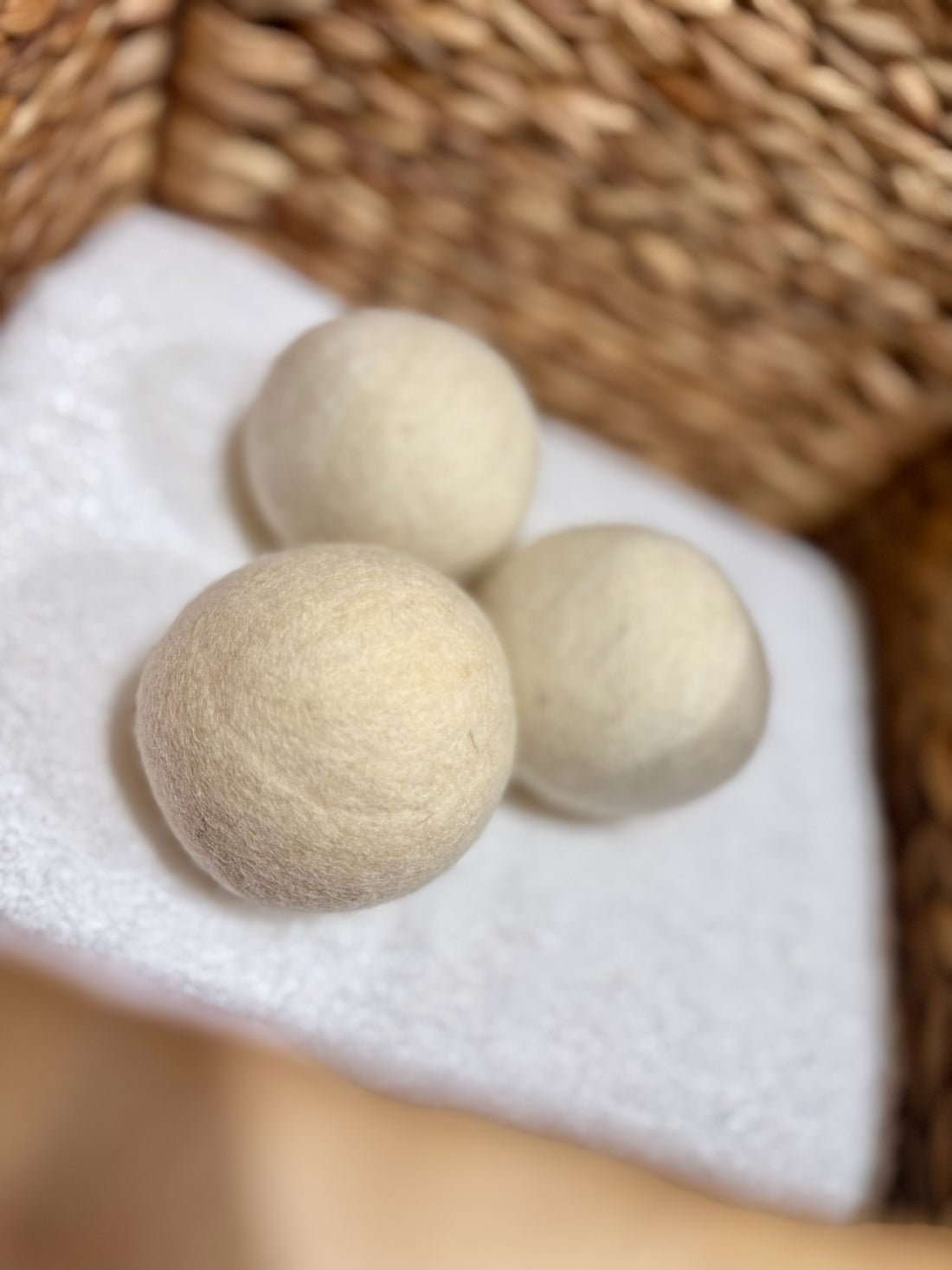 Jumbo Wool Dryer Balls ~ Eco-Friendly Fabric Softener Alternative